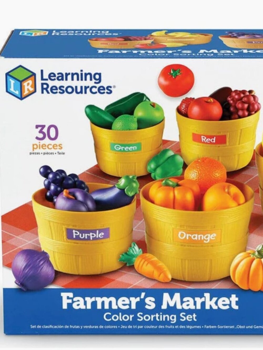Learning Resources Farmer's Market Color Sorting Set NEW